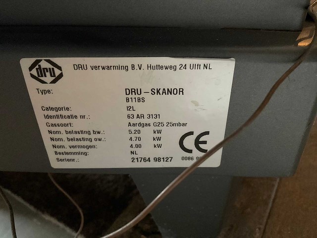 Dru skanor vrijstaande gashaard - afbeelding 5 van  6