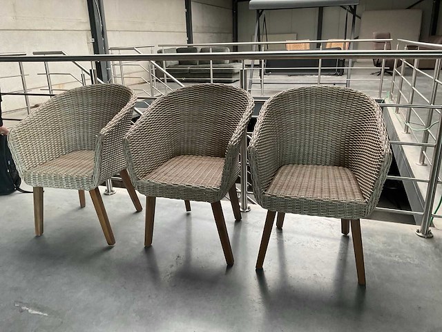 Dru tuinstoel (3x) - afbeelding 1 van  10