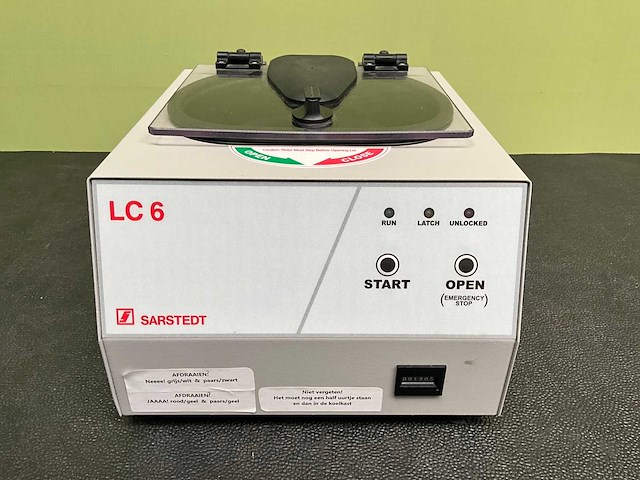 Drucker lc-6 sarstedt centrifuge - afbeelding 2 van  6