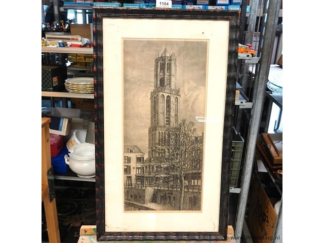Druk 124/200 domtoren utrecht, jo van dreumel - afbeelding 1 van  6