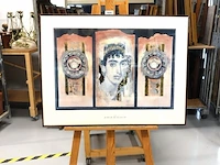 Druk getiteld classic ornament van de kunstenaar joadoor, gekenmerkt door een triptiekstijl met klassieke romeinse of griekse motieven
