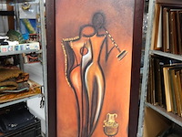 Druk in houten lijst - afbeelding 2 van  5