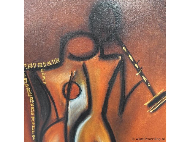 Druk in houten lijst - afbeelding 3 van  5