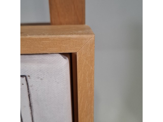 Druk op canvas, reproductie van bart van der leck, bedelvolk - afbeelding 5 van  7