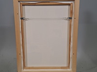 Druk op canvas, reproductie van bart van der leck, bedelvolk - afbeelding 7 van  7