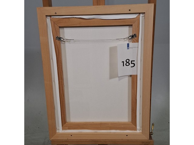 Druk op canvas, reproductie van bart van der leck, bedelvolk - afbeelding 7 van  7