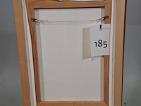 Druk op canvas, reproductie van bart van der leck, bedelvolk - afbeelding 7 van  7