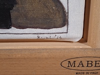 Druk op canvas, reproductie van bart van der leck, bedelvolk - afbeelding 5 van  7