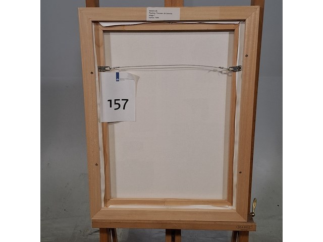 Druk op canvas, reproductie van bart van der leck, bedelvolk - afbeelding 7 van  7