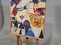 Druk op canvas, reproductie van constant, het laddertje - afbeelding 3 van  6