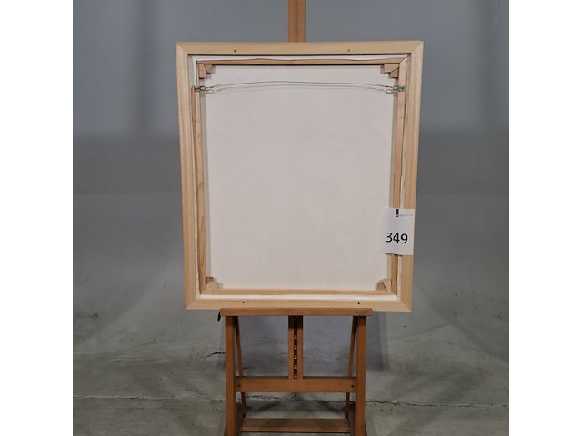 Druk op canvas, reproductie van constant, het laddertje - afbeelding 6 van  6