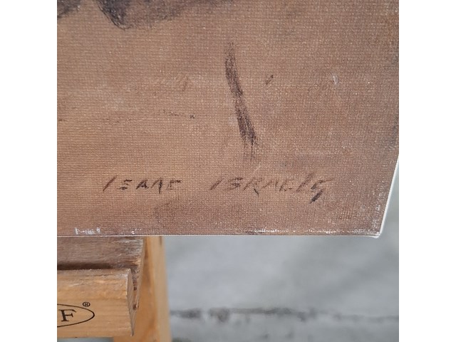 Druk op canvas, reproductie van isaac israëls, ezeltje rijden langs het strand - afbeelding 4 van  6