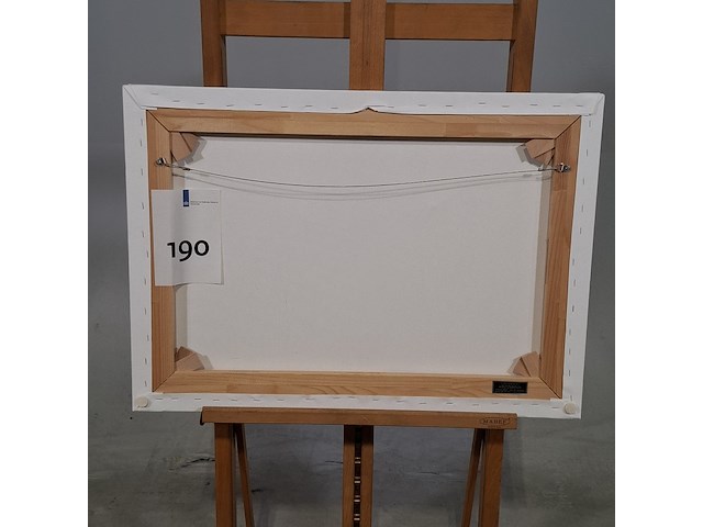 Druk op canvas, reproductie van isaac israëls, ezeltje rijden langs het strand - afbeelding 6 van  6