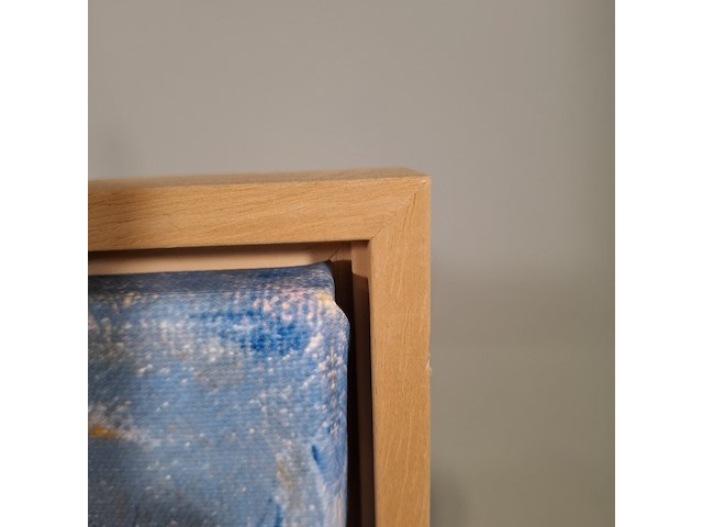 Druk op canvas, reproductie van mondriaan, avond (de rode boom) - afbeelding 5 van  6