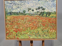 Druk op canvas, reproductie van vincent van gogh, papaverveld - afbeelding 1 van  7