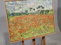 Druk op canvas, reproductie van vincent van gogh, papaverveld - afbeelding 2 van  7