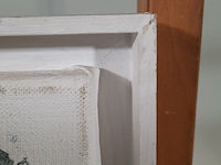 Druk op canvas, wim zurné, hekwerk 26/30, 1995 - afbeelding 8 van  9