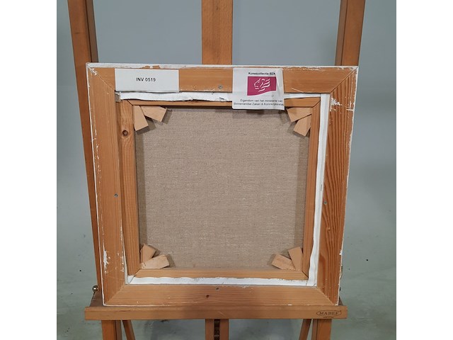 Druk op canvas, wim zurné, hekwerk 26/30, 1995 - afbeelding 9 van  9