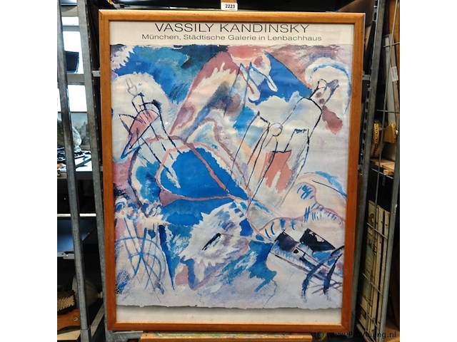 Druk wassily kandinsky's abstracte werk "improvisation 30 (cannons)" - afbeelding 2 van  5