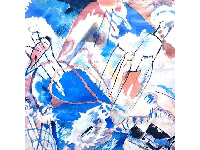 Druk wassily kandinsky's abstracte werk "improvisation 30 (cannons)" - afbeelding 3 van  5