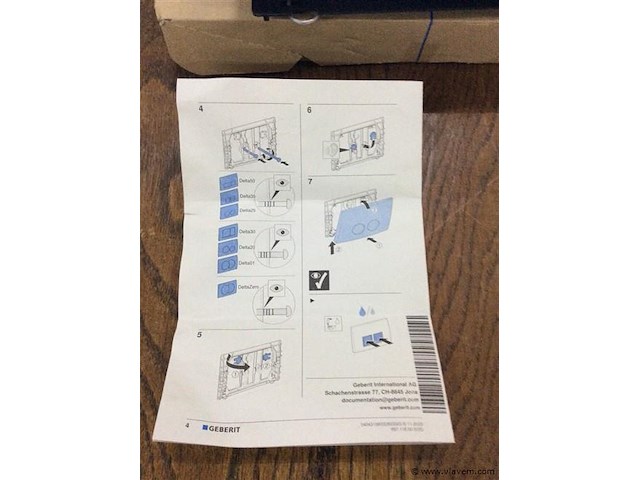 Drukknopen wc geberit - afbeelding 3 van  3