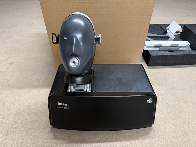 Druktest apparaat tbv volgelaatmasker, dräger, prestor 5000 - afbeelding 7 van  14