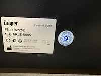 Druktest apparaat tbv volgelaatmasker, dräger, prestor 5000 - afbeelding 13 van  14