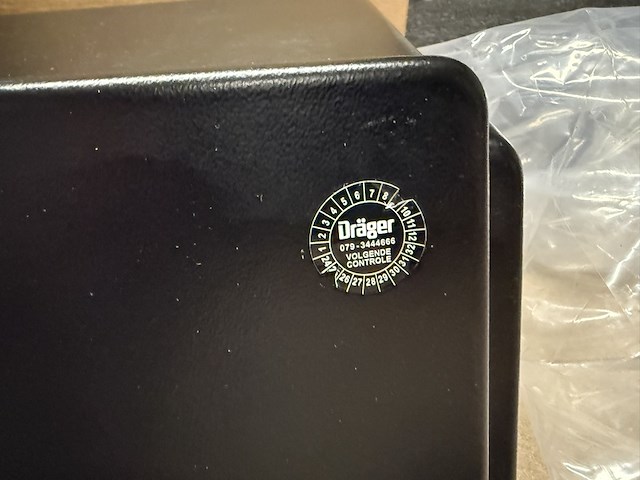 Druktest apparaat tbv volgelaatmasker, dräger, prestor 5000 - afbeelding 6 van  12