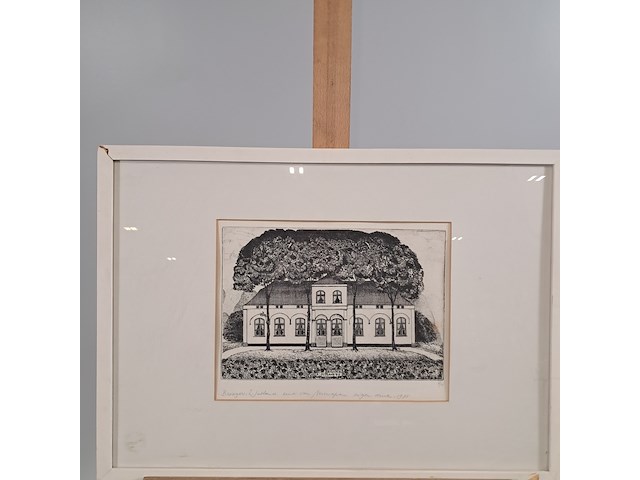 Drukwerk in lijst, erna van mondfrans, broager 8/15, 1975 - afbeelding 2 van  9