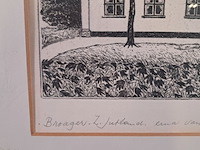 Drukwerk in lijst, erna van mondfrans, broager 8/15, 1975 - afbeelding 4 van  9