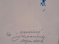 Drukwerk in lijst, j. kraanen, wandeling 6/8 - afbeelding 4 van  8