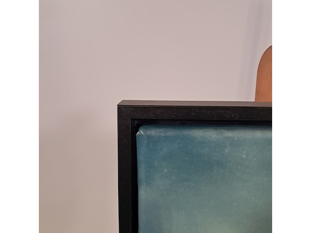 Drukwerk in lijst, reproductie van carel willink, simon de pilaarheilige - afbeelding 5 van  6