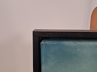 Drukwerk in lijst, reproductie van carel willink, simon de pilaarheilige - afbeelding 5 van  6