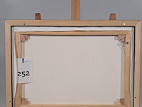 Drukwerk in lijst, reproductie van carel willink, simon de pilaarheilige - afbeelding 6 van  6