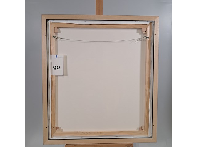 Drukwerk in lijst, reproductie van ina van zyl, lady taking a drink - afbeelding 5 van  5