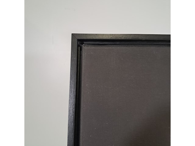 Drukwerk in lijst, reproductie van theo van doesburg, de kaartspelers - afbeelding 5 van  7