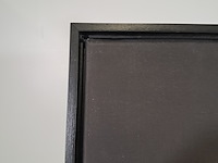 Drukwerk in lijst, reproductie van theo van doesburg, de kaartspelers - afbeelding 5 van  7