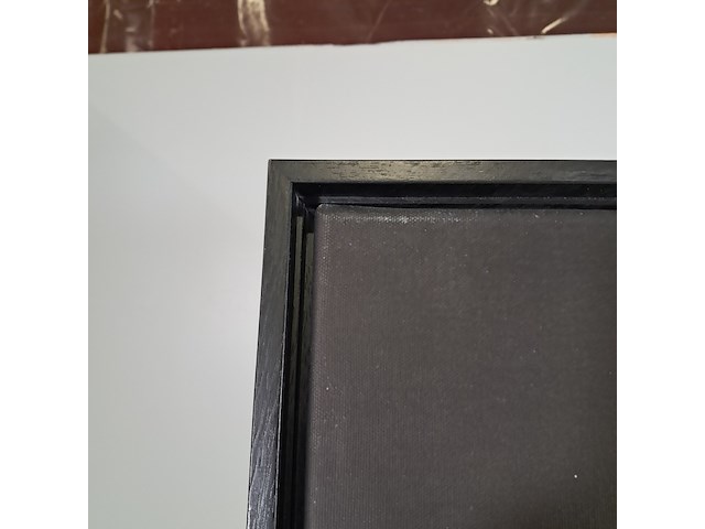 Drukwerk in lijst, reproductie van theo van doesburg, de kaartspelers - afbeelding 5 van  6