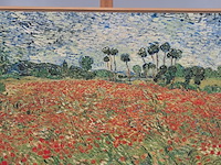 Drukwerk in lijst, reproductie van vincent van gogh, papaverveld - afbeelding 2 van  5