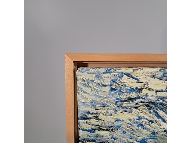 Drukwerk in lijst, reproductie van vincent van gogh, papaverveld - afbeelding 4 van  5