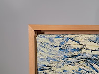 Drukwerk in lijst, reproductie van vincent van gogh, papaverveld - afbeelding 4 van  5