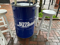 Drum tafel met barkrukken - afbeelding 7 van  8