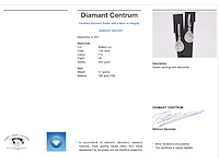 Druppelvormige oorhangers met briljant geslepen diamanten - afbeelding 3 van  9