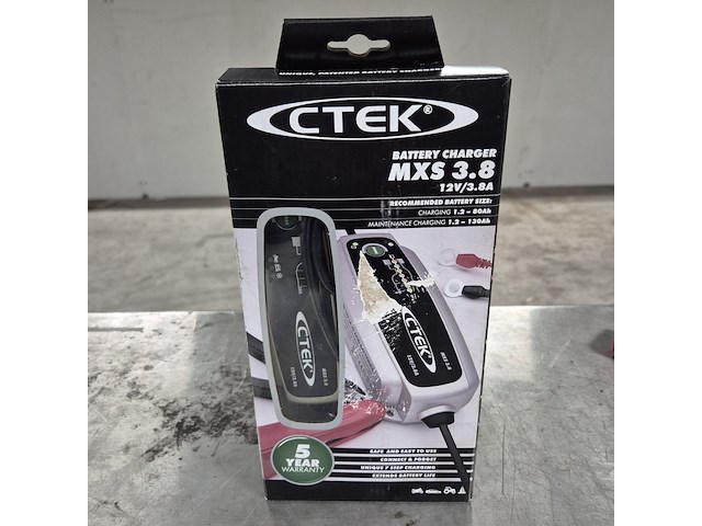 Drupperlader, ctek, mxs 3.8 - afbeelding 2 van  6