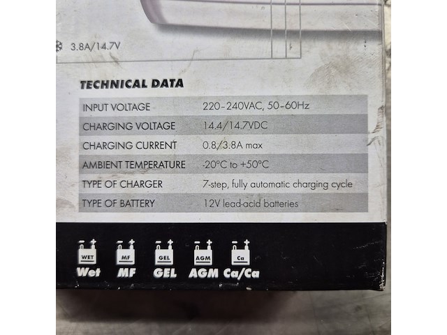 Drupperlader, ctek, mxs 3.8 - afbeelding 6 van  6