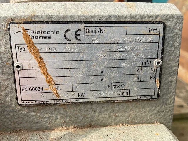Druwac a100 vacuüm pomp - afbeelding 6 van  8