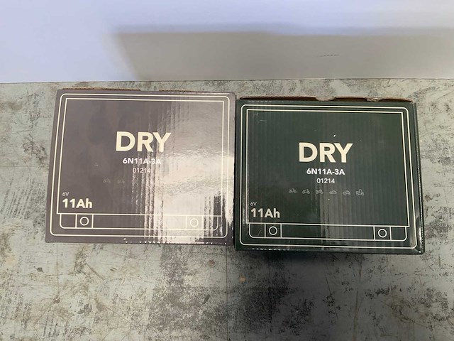 Dry - 6n11a-3a - 6v 11ah - accu (2x) - afbeelding 4 van  5