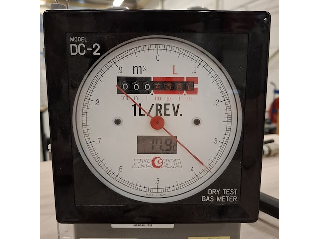 Dry test gasmeter shinagawa, dc-2 - afbeelding 2 van  8