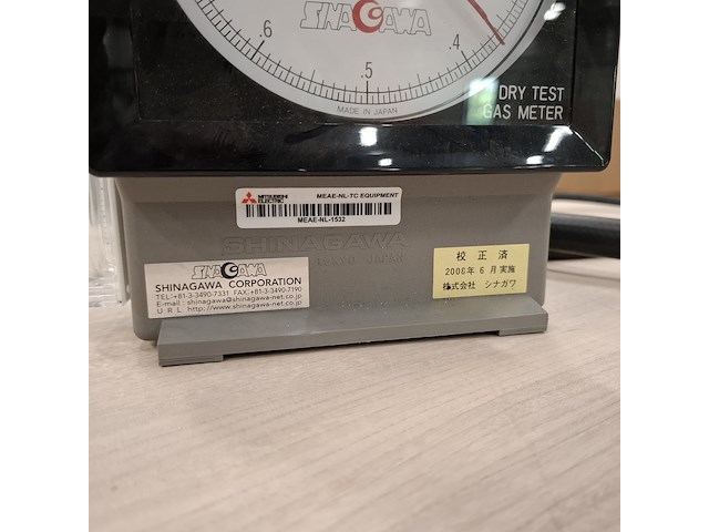 Dry test gasmeter shinagawa, dc-2 - afbeelding 3 van  8