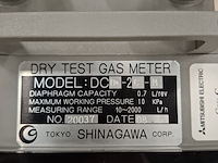 Dry test gasmeter shinagawa, dc-2 - afbeelding 4 van  8